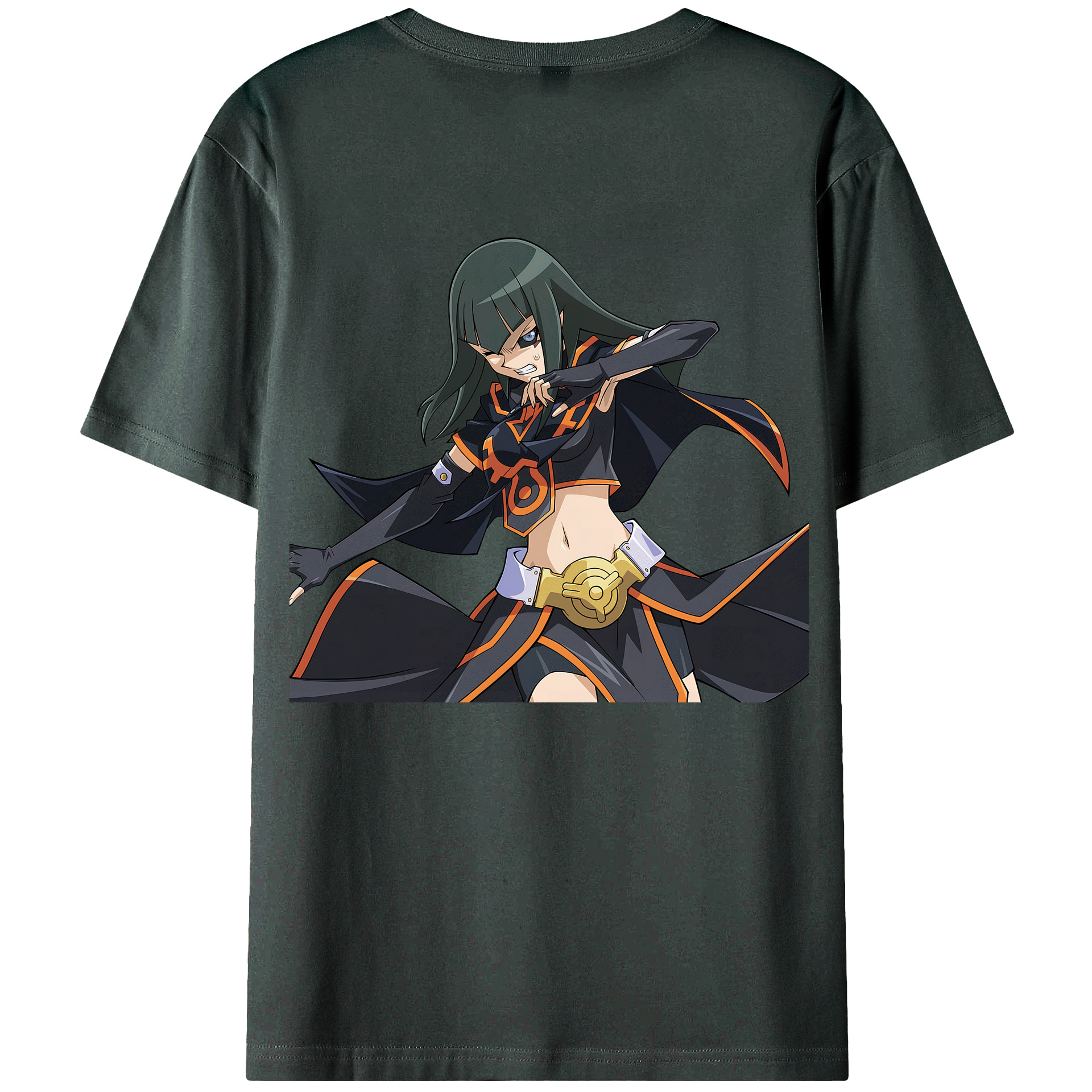 （画像用） 遊☆戯☆王 Yu-Gi-Oh! 綿100％ メンズ半袖Tシャツ（バックプリント） 通気性